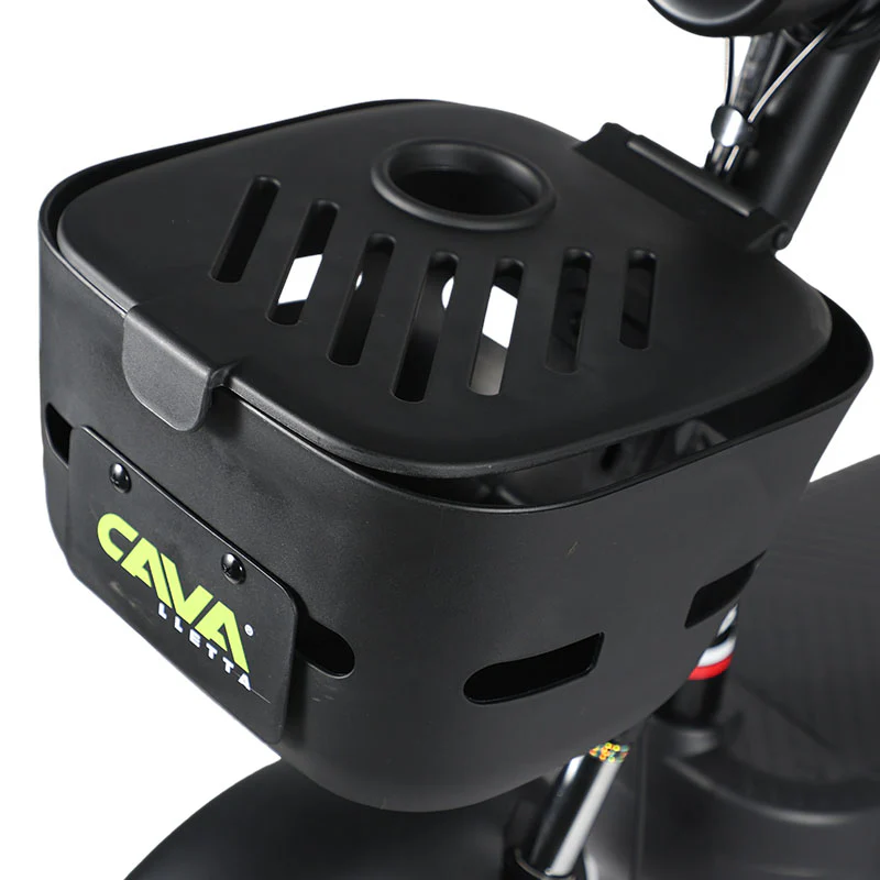 Cesta frontal com porta-copo